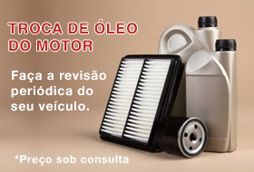 Promoção troca de oleo